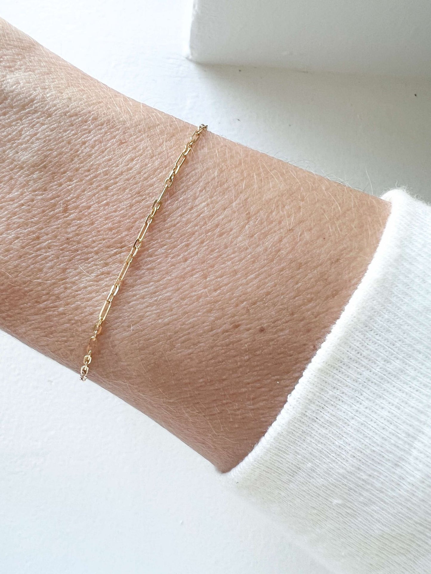 3+1 Long Short Paperclip Bracelet