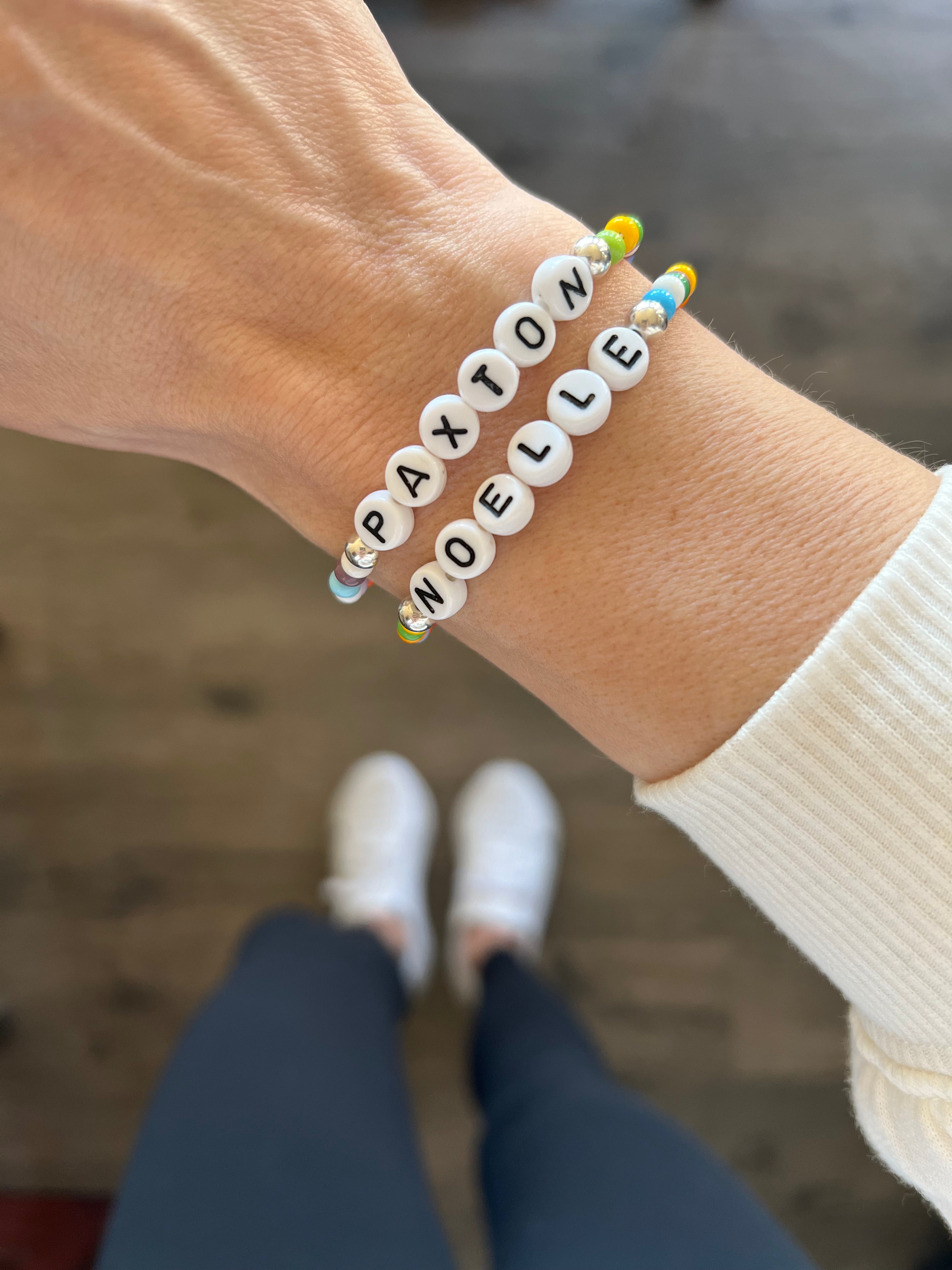 Color Pops Name Bracelets