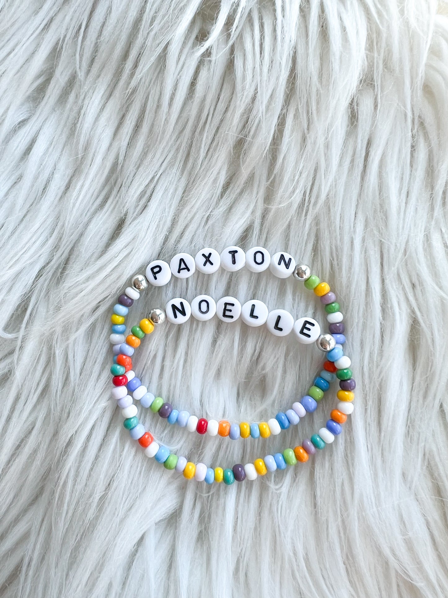 Color Pops Name Bracelets