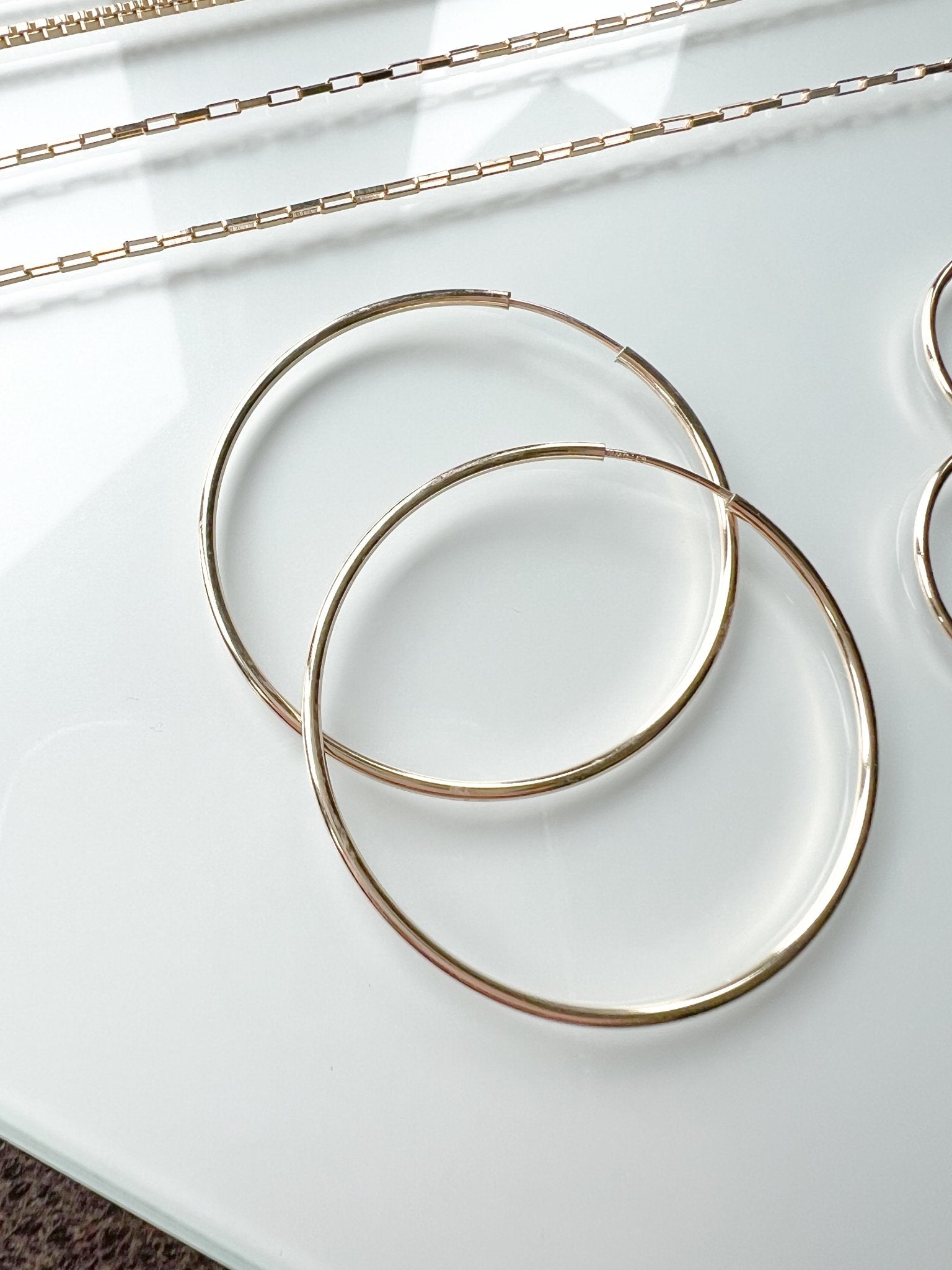 Gold Filled Hoops - Madison+Barrett