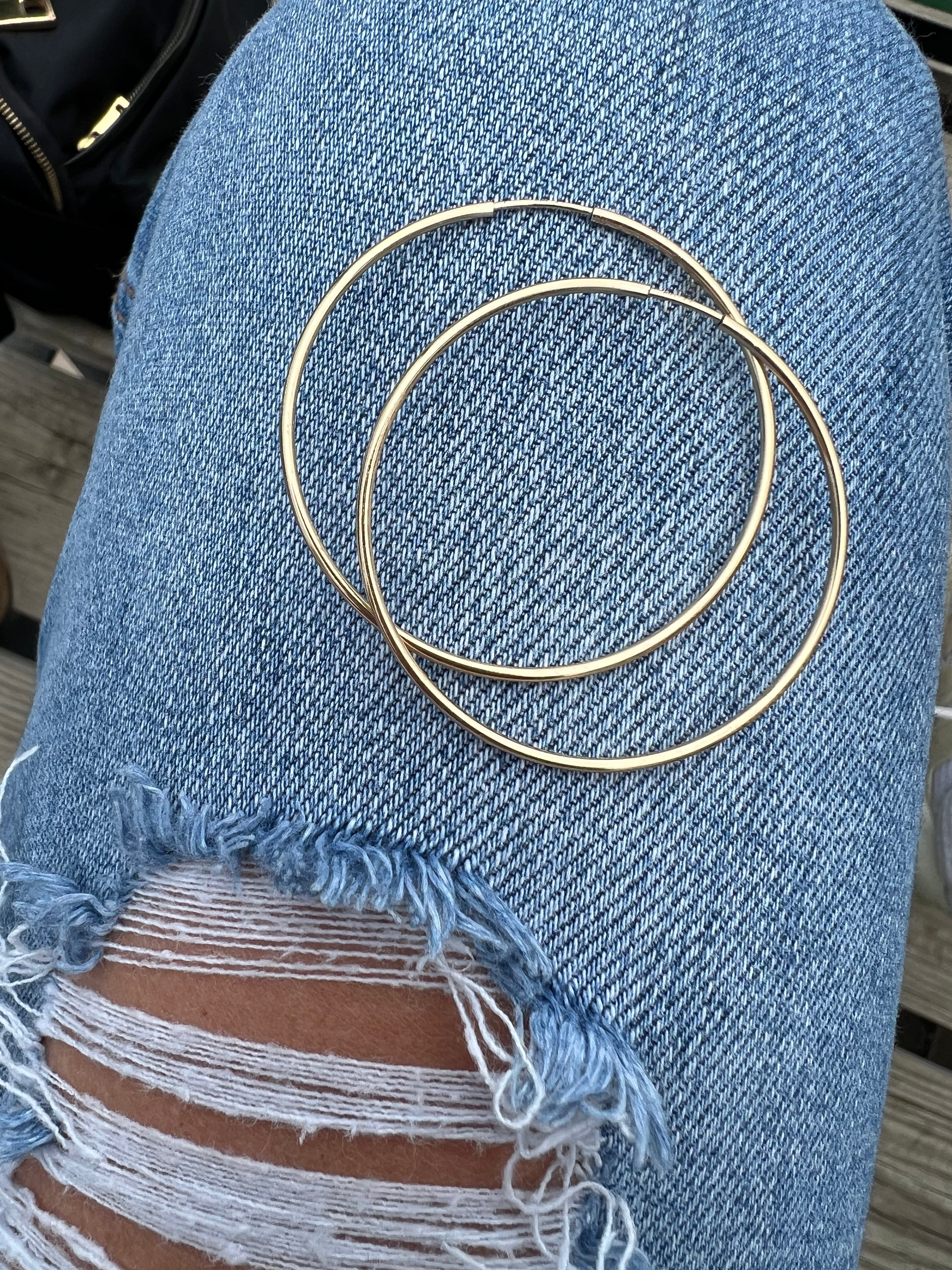 Gold Filled Hoops