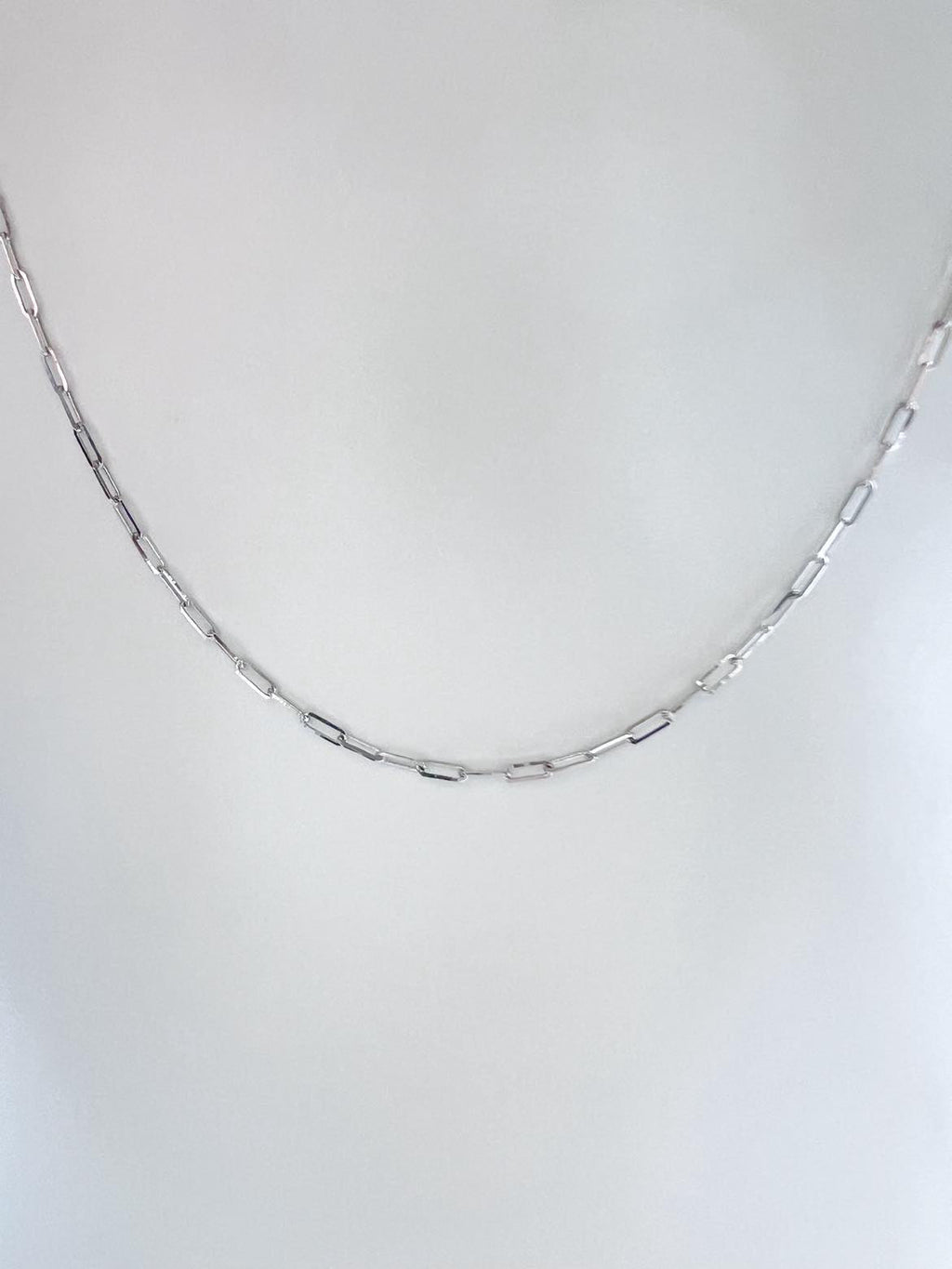 Tiny Paperclip Necklace - Madison+Barrett