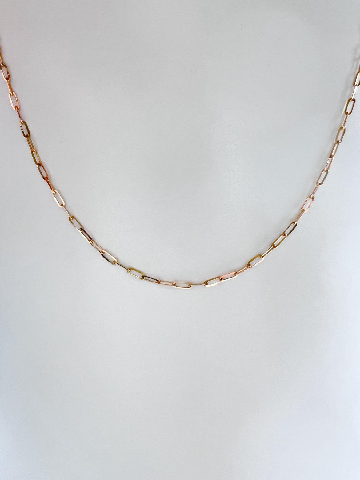 Tiny Paperclip Necklace - Madison+Barrett